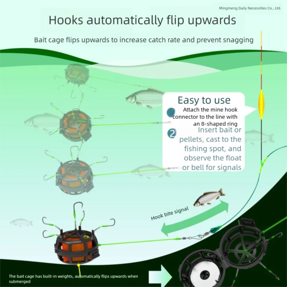 Fishing Hooks Catfish Rig Saltwater Fishing Hooks for All Skill Levels Fishing Tools Parts Honeycomb Tackle Tools