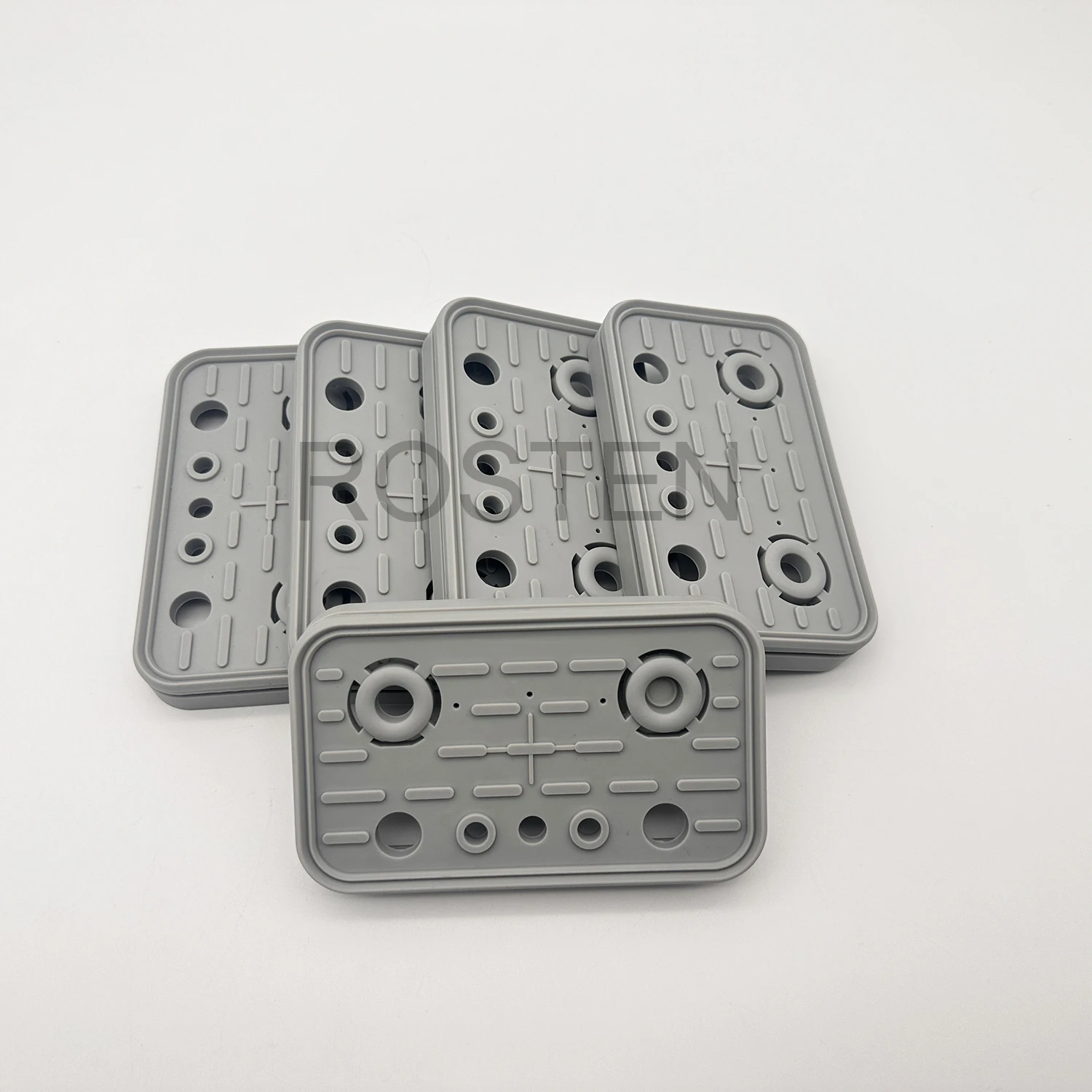 5pcs 125x75x17 CNC Machining Center Weeke Homag Top Vacuum Pad Cover Rubber Cup Pods Replacement Plates 4-011-11-0073 vacuum pad cover