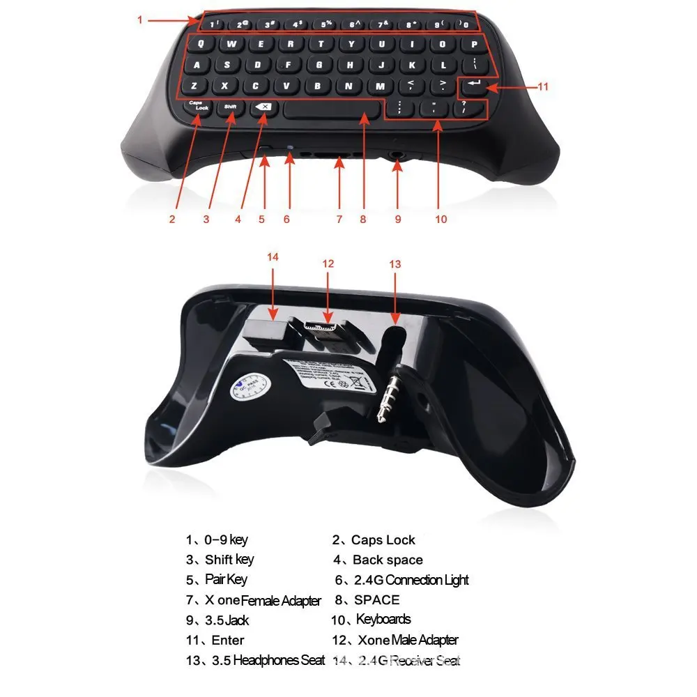 XBOX ONE 2  ڵ Ű ̴ Ű XBOX ONE 2.4G  Ű