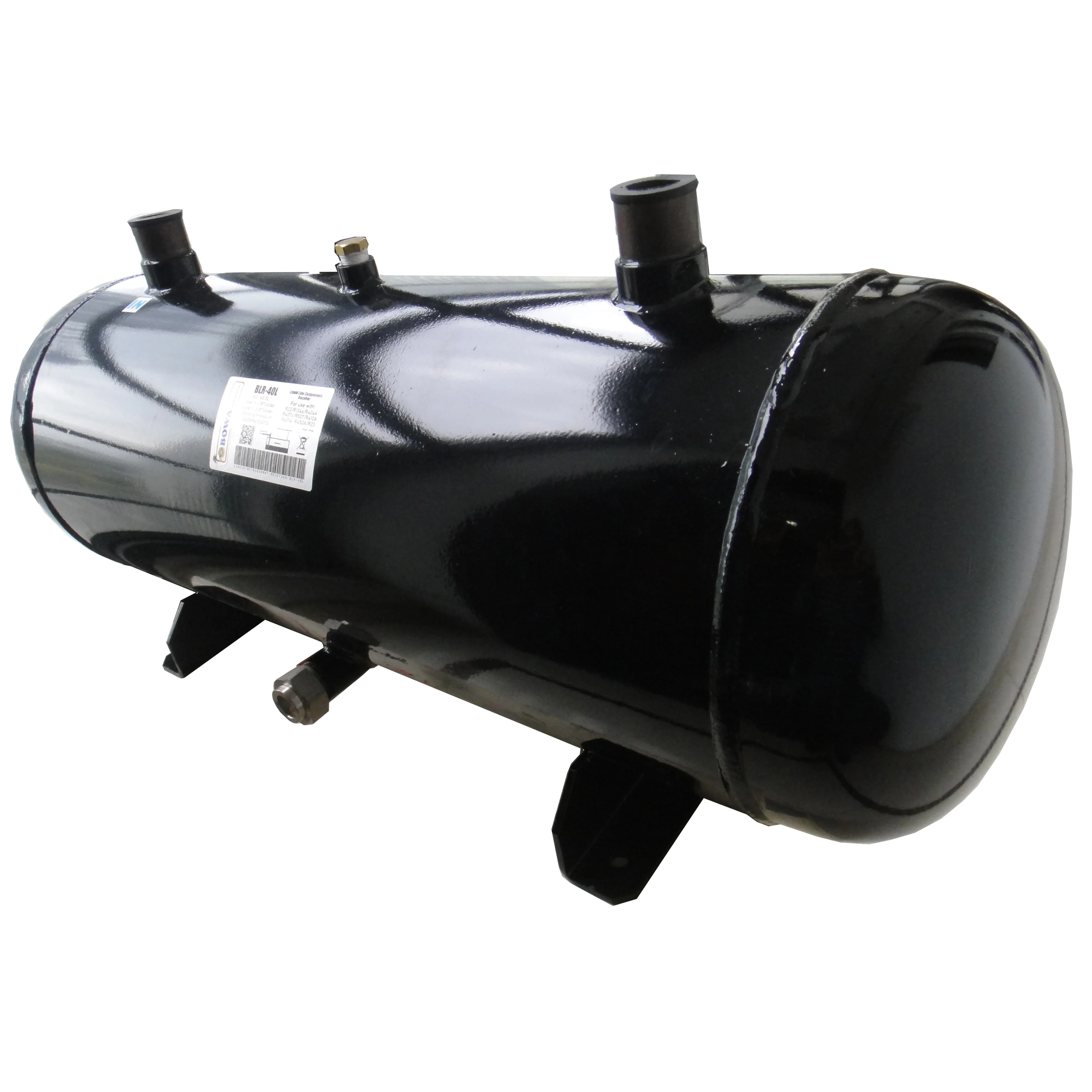 5060L horizontal liquid refrigerant receivers with brackets and access