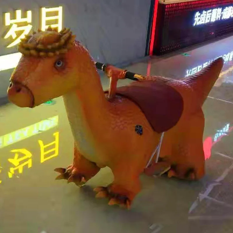 

Large-scale simulated electric dinosaur car square, children's park, parent-child square, stalls, bumper amusement car park equi