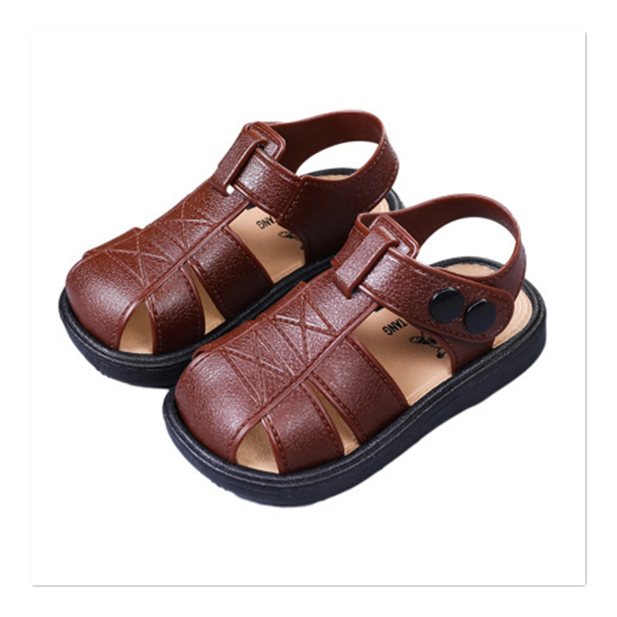 Sandals Summer Boys' Shoes 1-4 Year Old Baby Sandals Children's Non slip Infant and Toddler Walking Shoes