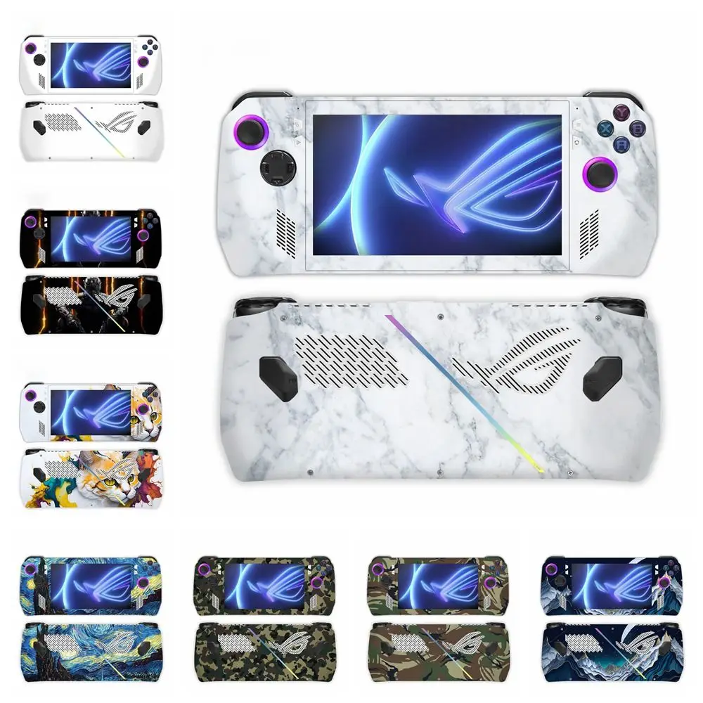 Accessori per giochi in pelle per console portatile anti-impronte Adesivo resistente ai graffi Modelli multipli opachi per ASUS ROG Ally - immagine 5