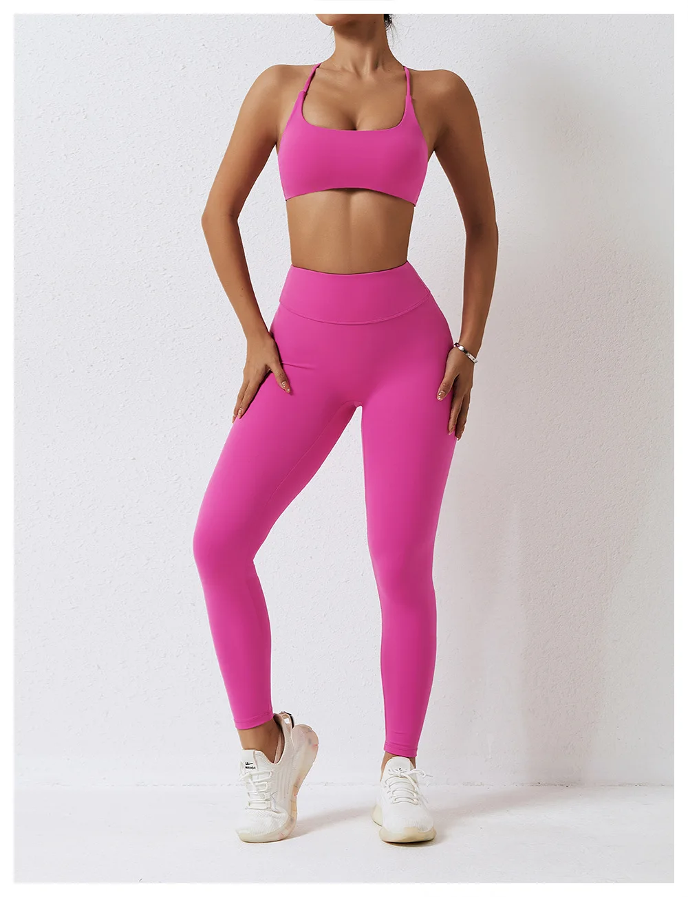Seamless Yoga Set Sexy Workout Sportswear Gym Clothing 2Pcs Sport Sets Women Hight Waist Leggings Fitness Shorts Sport Bra Suit