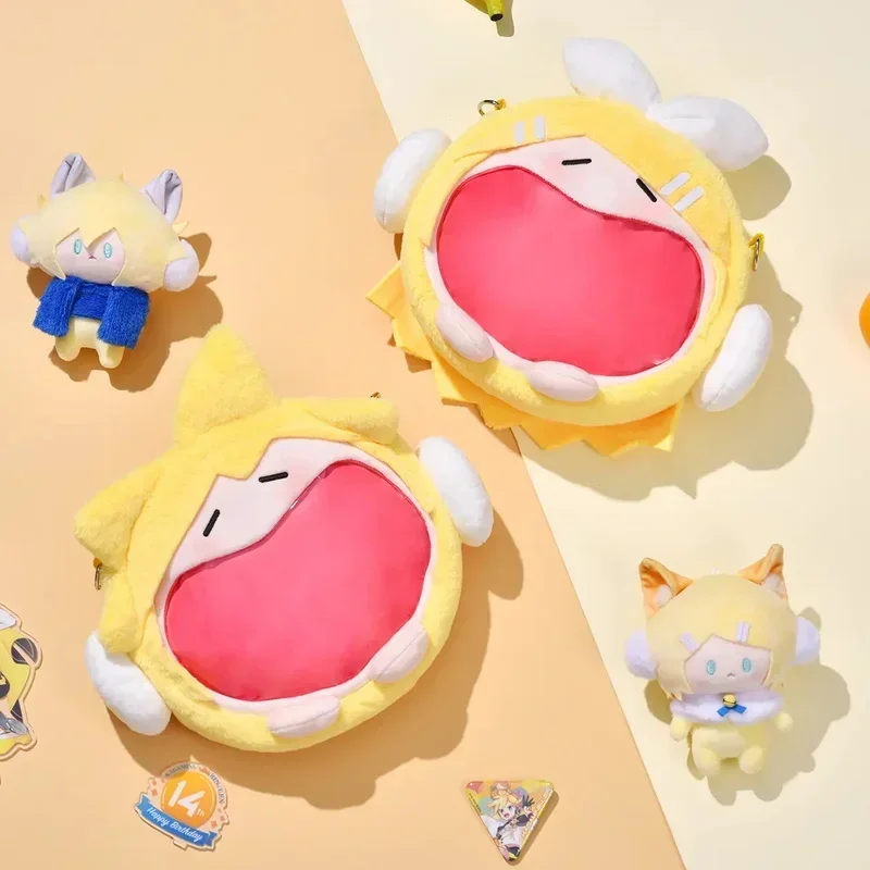 Hot Original Bemoe Hatsune Miku Kagamine Rin Kagamine Len Borsa A Tracolla In Peluche Pacchetto Dolente Kawaii Zaino Cosplay Regalo Per Ragazze