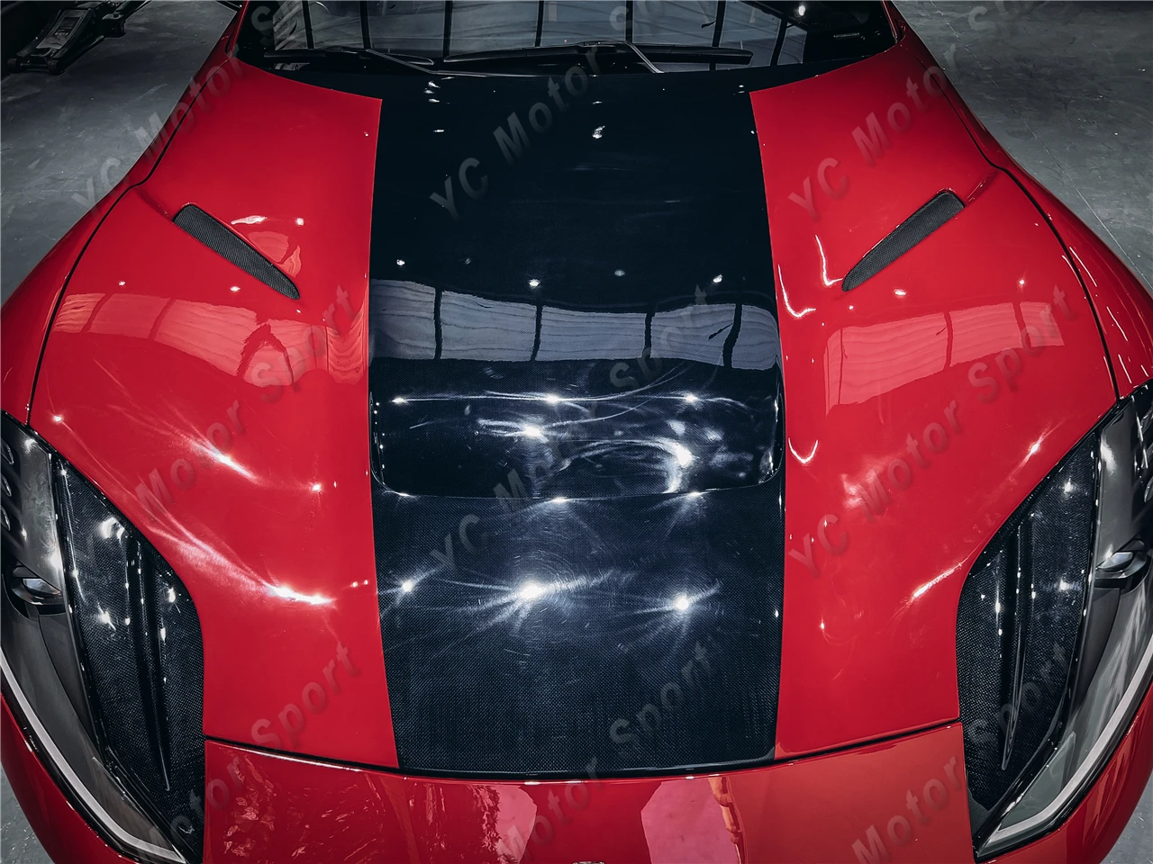 Accessori Per Auto In Fibra Di Carbonio A Secco 812 Cofano Cofano Superfast Coperchio Motore Adatto Per Ferrari 2017-2020 812 Superfast Ms Sf Style