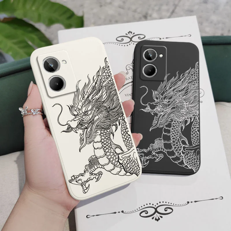 Фото Эскиз для OPPO Realme 11 10 10T 9 9i 8 8i 7 Pro Plus C31 C30 C35 C11 C12 C15 C20 C21Y C25 S 4G чехол 2021 2020 №5