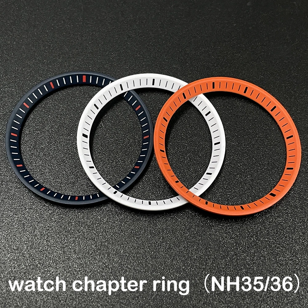 Watch Case Parts Dia 30.532.5mm Plastic Watch Chapter Ring Skx007