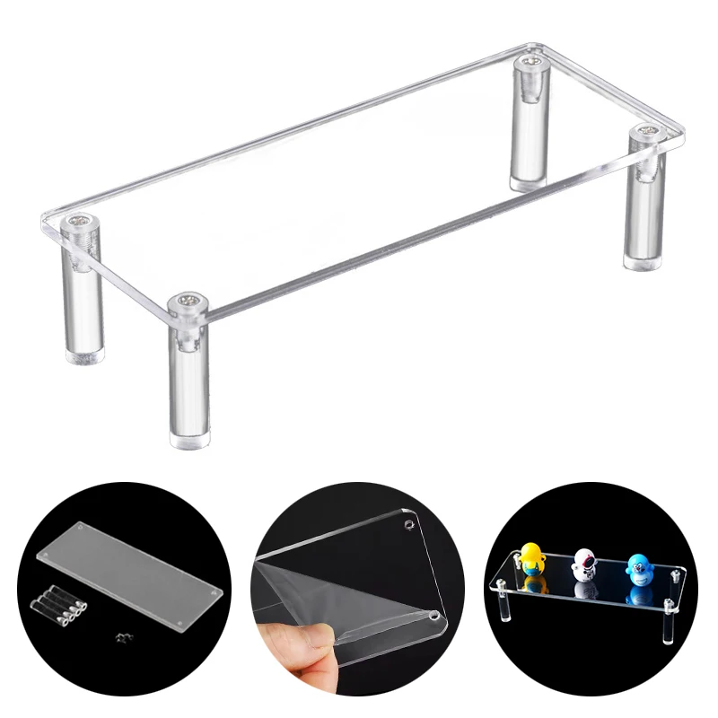Description Picture 2 of itemAcrylic Makeup Display Stand Clear Perfume Doll Jewelry Showcase Rack Cupcake Model Organize Shelf Home Decor Storage Accessory