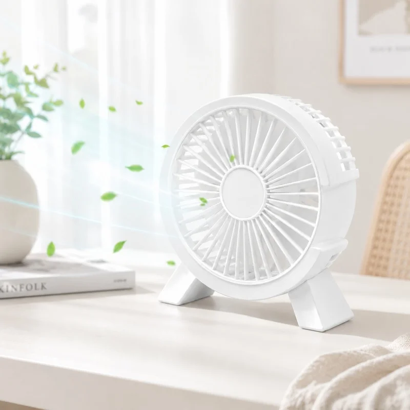 Compact Energy-Saving Silent Desktop Fan - Portable and Efficient