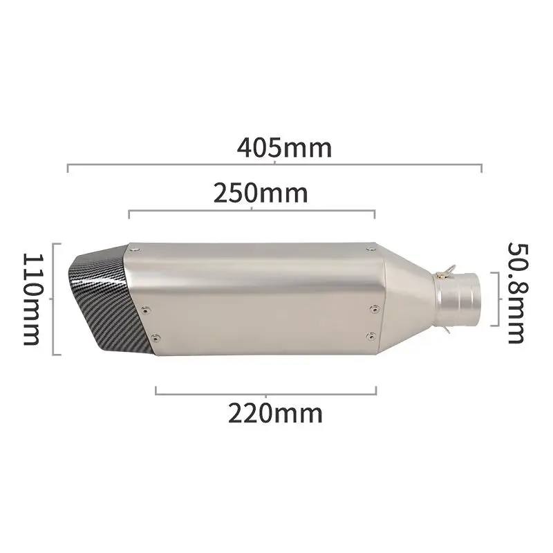Exhaust Pipe For Honda CBR1000 2017-2020 Motorcycle Escape Muffler Mid Link Pipe Connect Tube Stainles Steel Removable DB Killer - Image 5