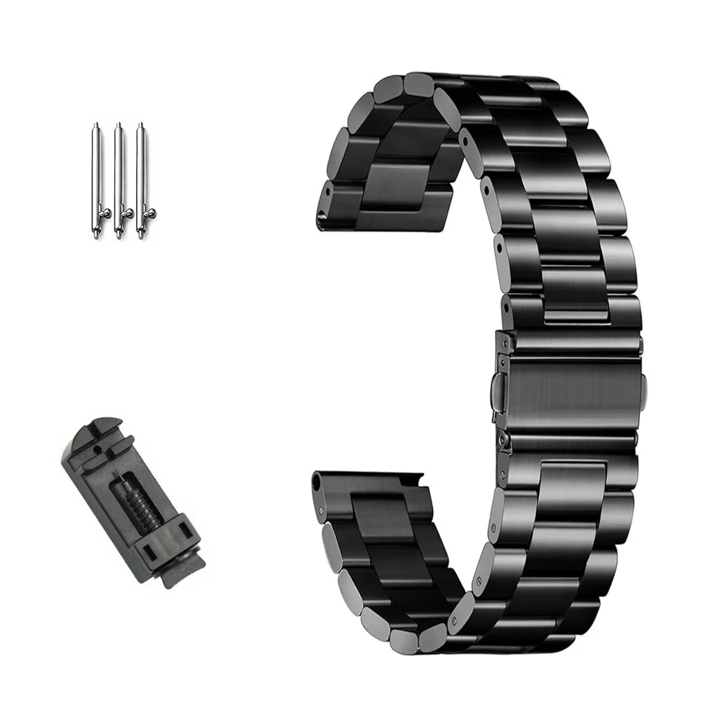 Versatile Metal Watchband Bracelet, Available in Multiple Sizes