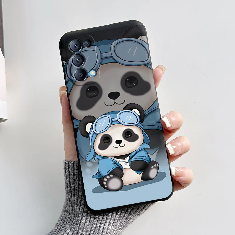 Cute Panda Silicone Bumper Phone Case