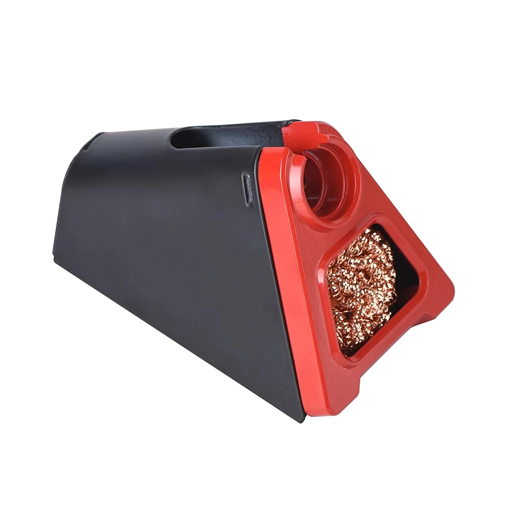 JCD Electric Soldering Iron Stand Holder with Welding Cleaning Copper Ball High Temperature Quality Safety Aluminum Alloy 2