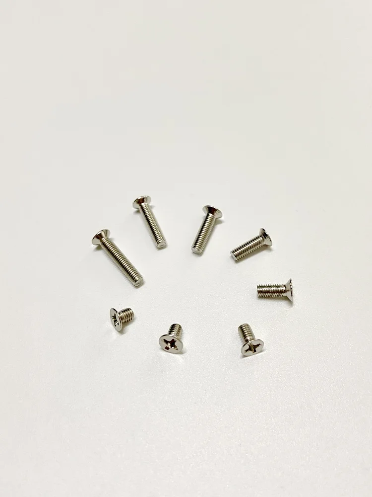 

Nickel Plated Iron Material Metal Fasteners Countersunk Cross Groove Mechanical Thread M3 Flat Head Bolt Locking Fixing Screw