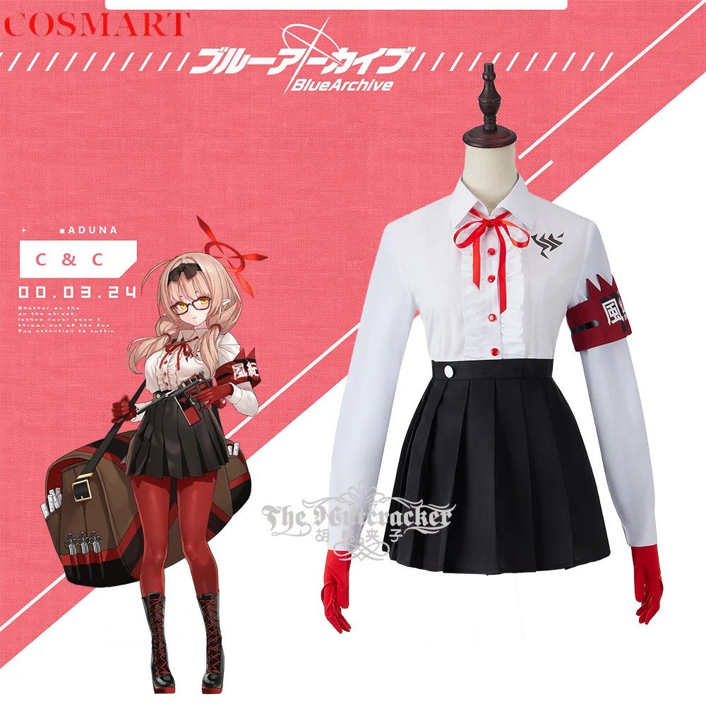 

COSMART Blue Archive Hinomiya Chinatsu Subdue Cosplay Costume Cos Game Anime Party Uniform Hallowen Play Role Clothes Clothing