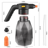 Bouteille pulvérisatrice électrique 2L, pulvérisateur à batterie rechargeable, arroseur électrique portatif, atomiseur d'eau à pulvérisation unique 2