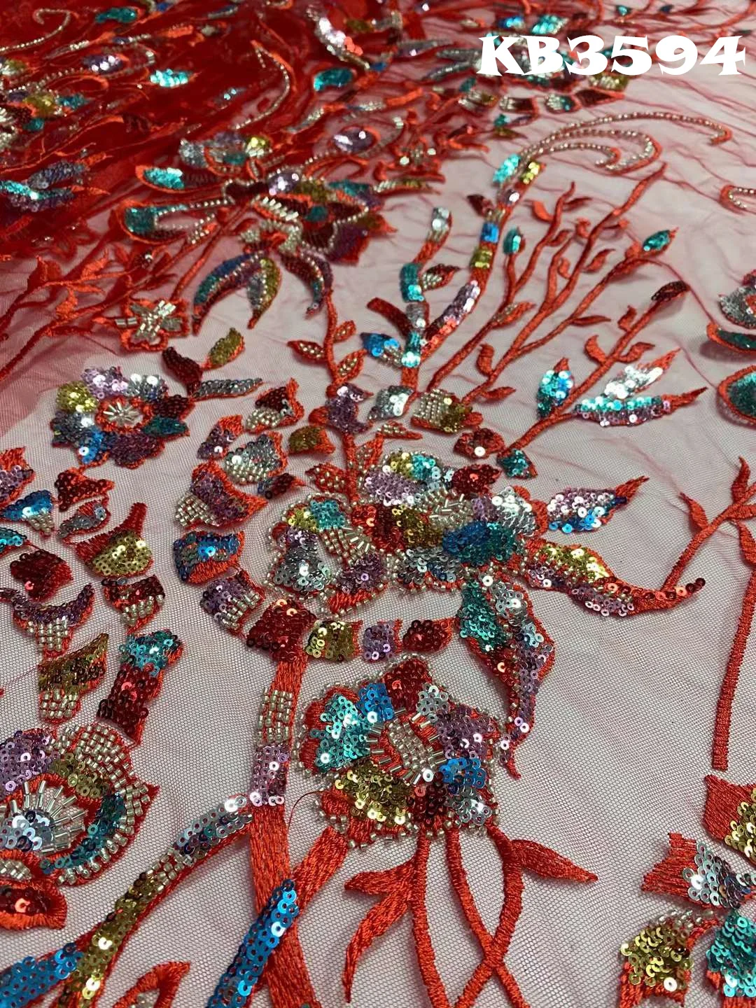 

Royal Blue Beaded Lace Fabric Tulle Net Latest Lace Fabric High Quality 2023 Embroidered African Fabric With Sequins for Sewing