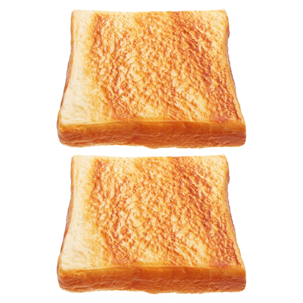 

Simulated Toast Simulation Bread Toy Sliced Model PU Bakery Photo Props Artificial Pretend Realistic Home Decor