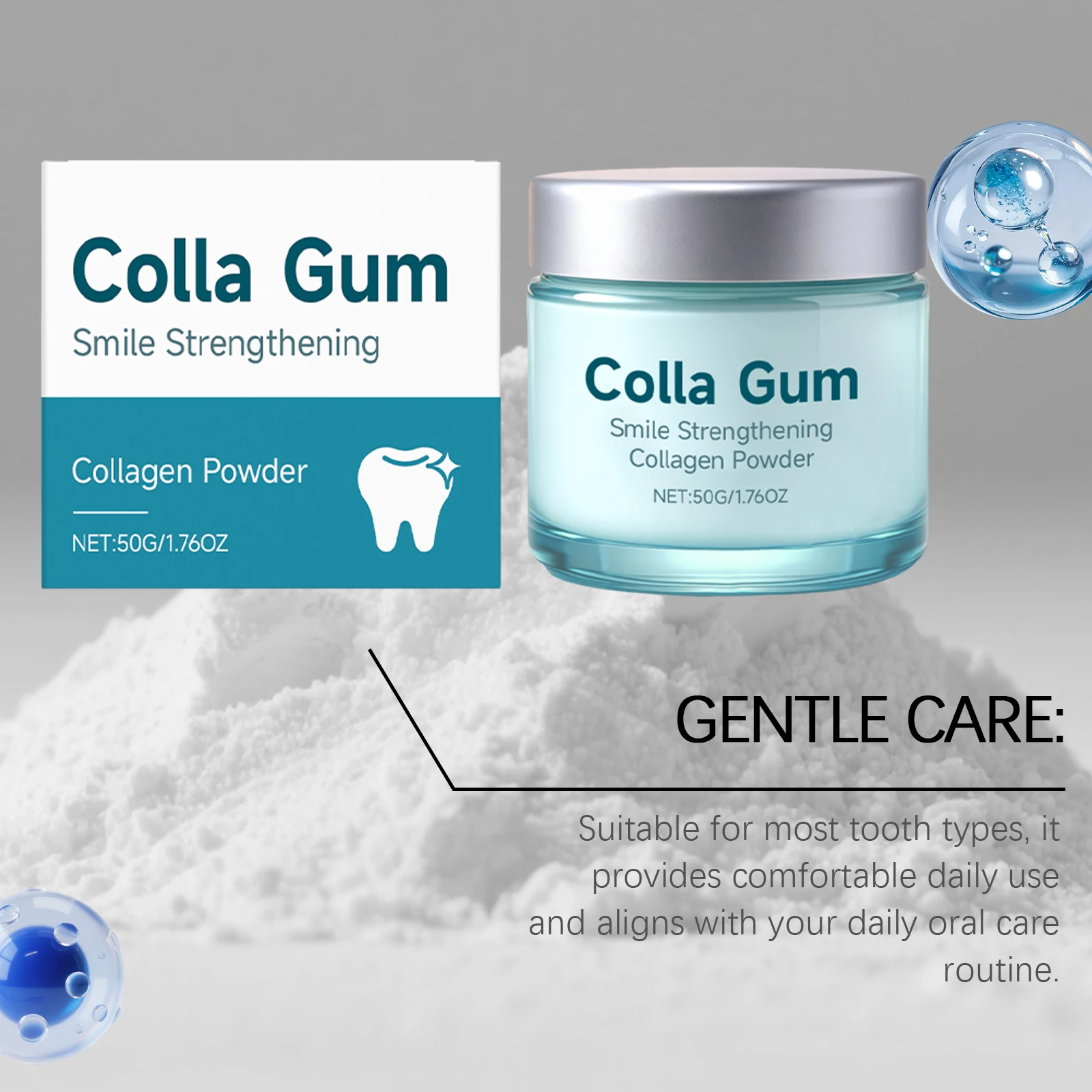 Collagen Whitening Tooth Powder Image 9