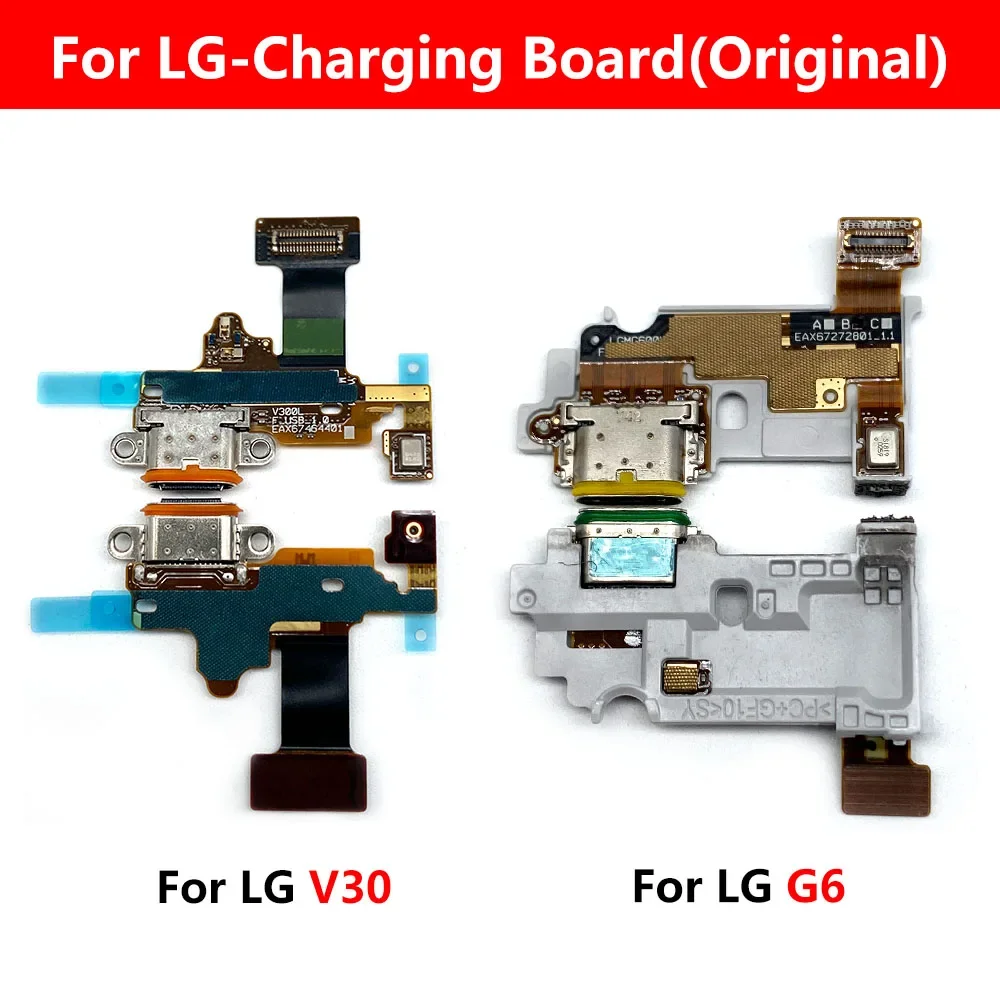 Фото Оригинальный USB-разъем для зарядного устройства, Micro плата для LG G6 K22 K41S K42 K52 K51 K61 Q7 Q610 Q8 Q92 Q720 Style Q710 V30 №4