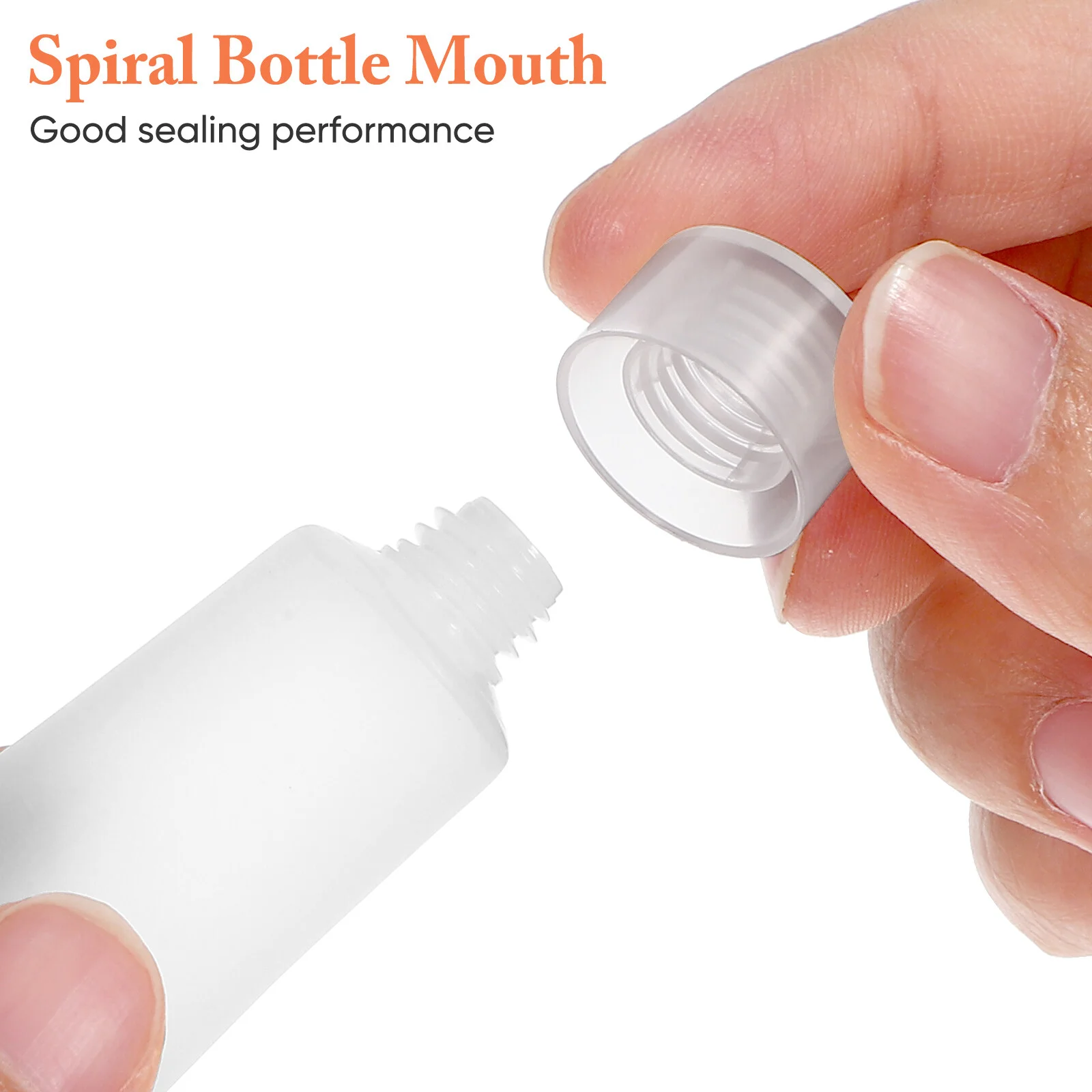 

50pcs Travel Size Squeeze Hand Soap Bottle Refillable Containers for Shampoo Conditioner Lotion Toiletries ( White )