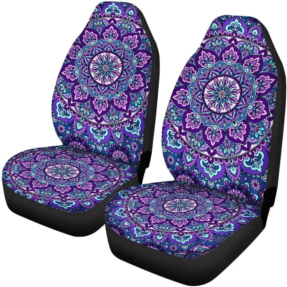 Protection Siège Auto Enfant 2 Pièces – Universelle, Imperméable, Anti-Dérapante Avec Poches – Facile à Nettoyer – Noir