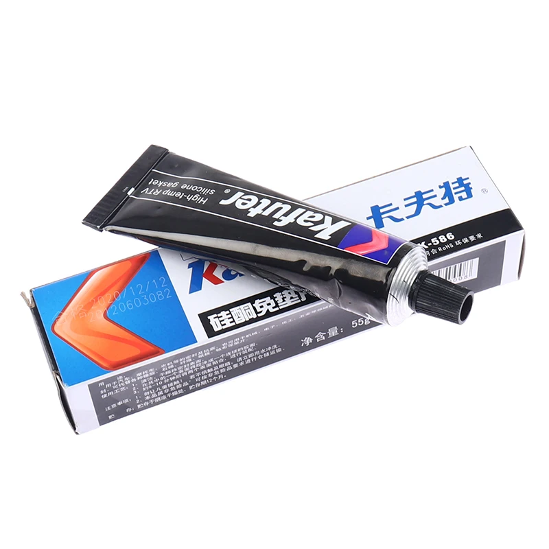 55g K-586 Silicone Free-Gasket Waterproof To Oil Resist High Temperature Sealant Repairing Glue sealant paste waterproof sealant