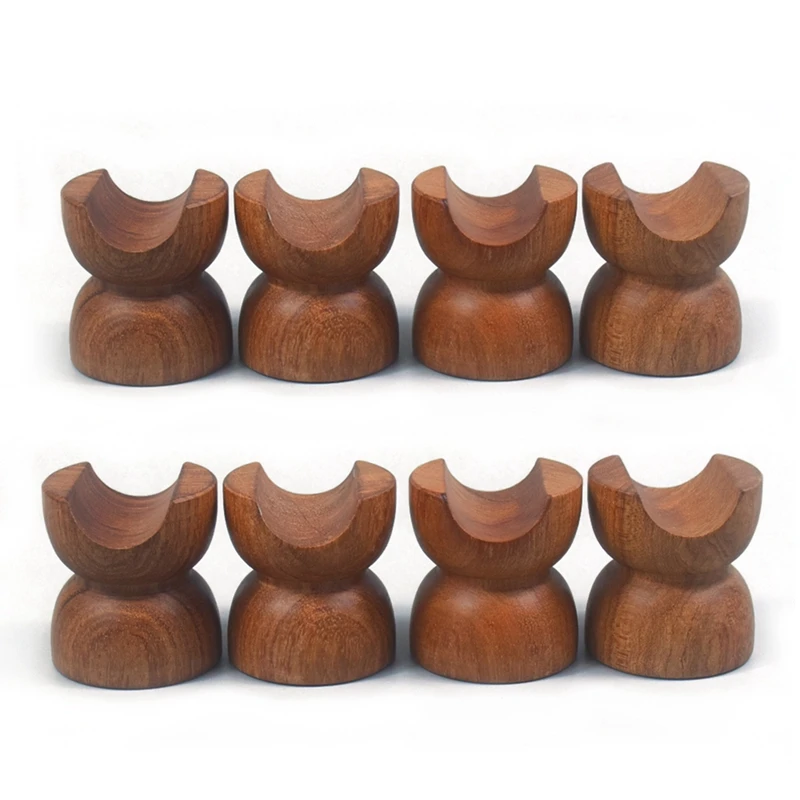 8Pcs Hifi Audio Wood Audio Insulation Wire Bracket Line Support Speaker Cable Stand Holder Cable Absorber Foot Pad