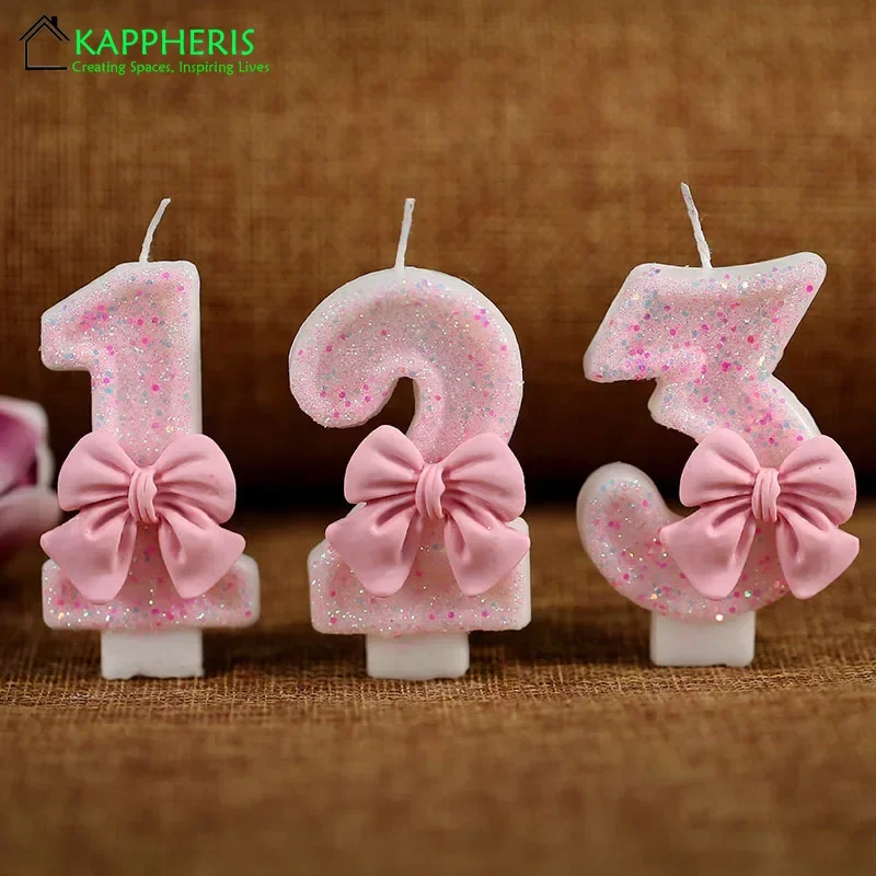 Candeline Compleanno Numeri, 7,3cm Viola Candeline Torta 0-9 Glitter Decorazioni per Topper per Torta per Compleanno Matrimonio Anniversario Festa Dolci Celebrazioni (Numero 7