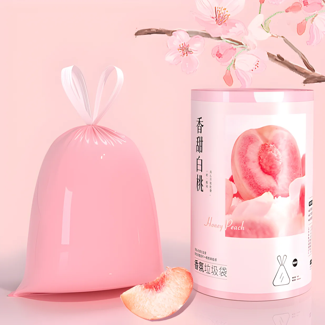 Garbage and Trash Bags Fragrance Drawstring Kitchen Waste Toilet Thickened Dust Bags Household Junk Cleaning Storage