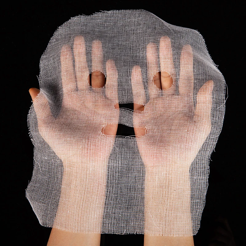 100/300pcs Pure Cotton Disposable Facial Mask for Beauty Salon, Non Irritating Soft Gauze Mask with High Water Absorption, DIY