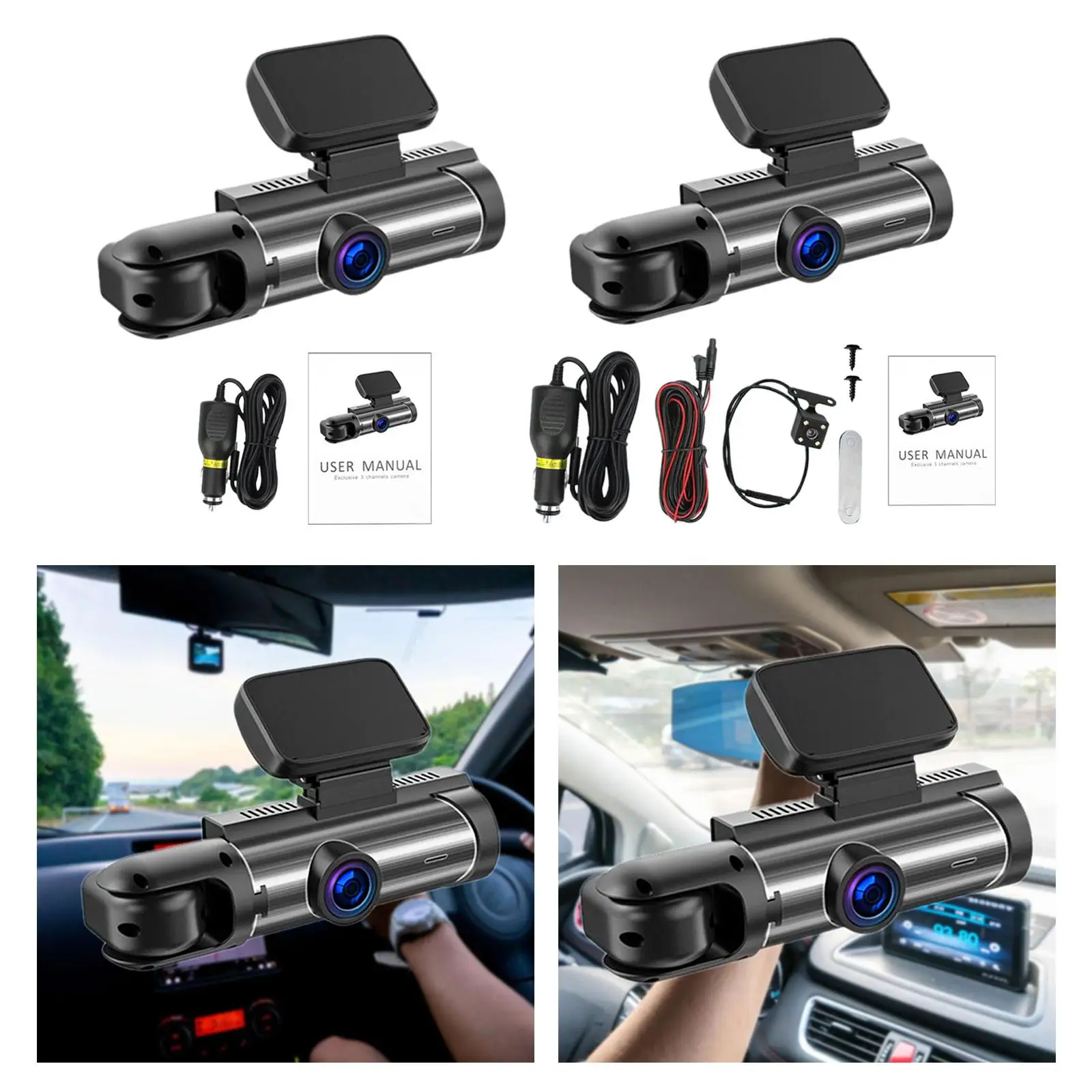 Dashboard Camera with Motion Detection Dual Lens IPS Screen Dash Cam Loop Recording for Car SUV 24 Hour Security Dashboard Camera with Motion Detection Dual Lens IPS Screen Dash Cam Loop Recording for Car SUV 24 Hour Security