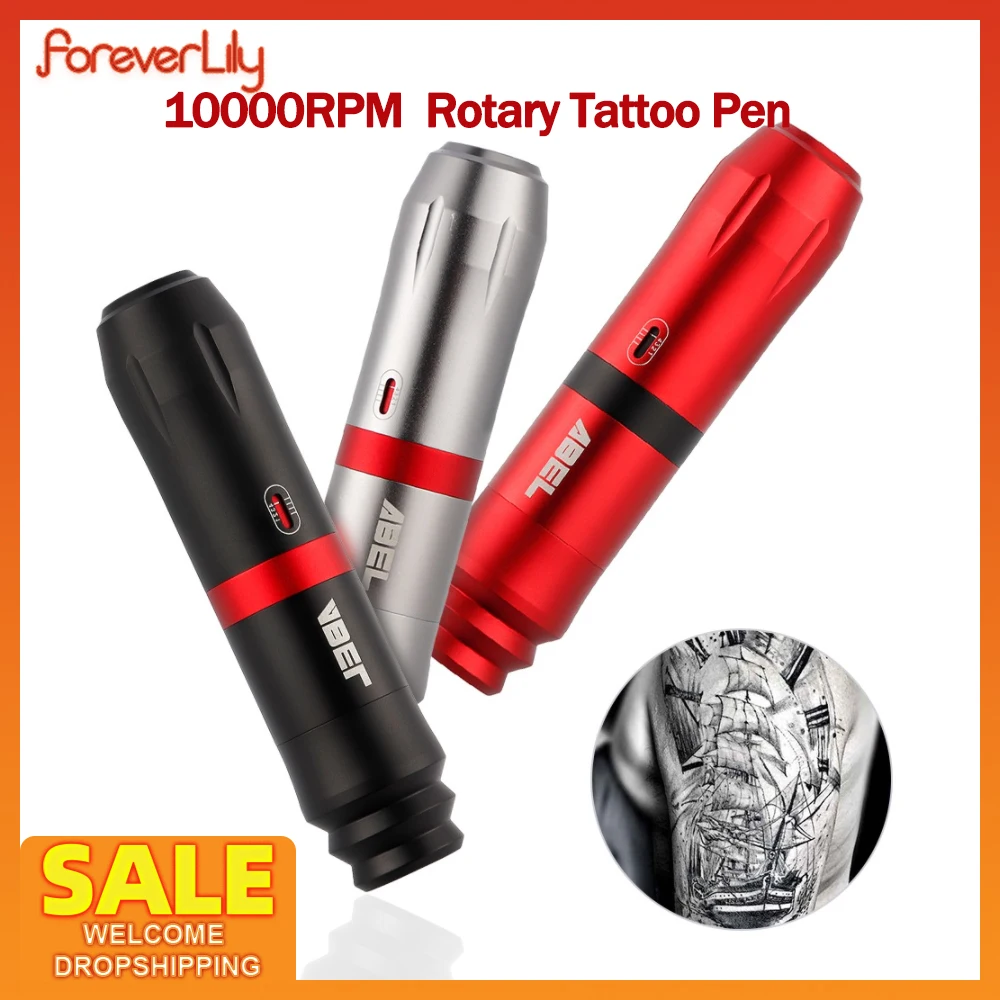 Professional 10000rpm Rotary Tattoo Pen Powerful Motor Tattoo Pen