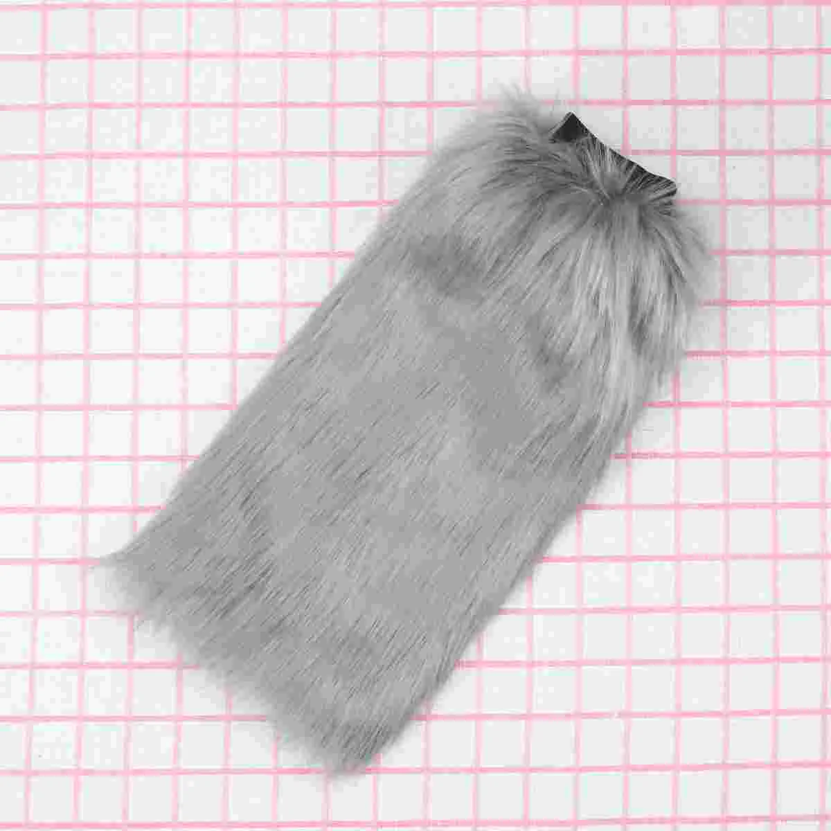 

40 Cm Outfits Boots Women Clothing Clothes Black Heels Faux Fur Leg Warmer Plush Cover Key Chain Woman