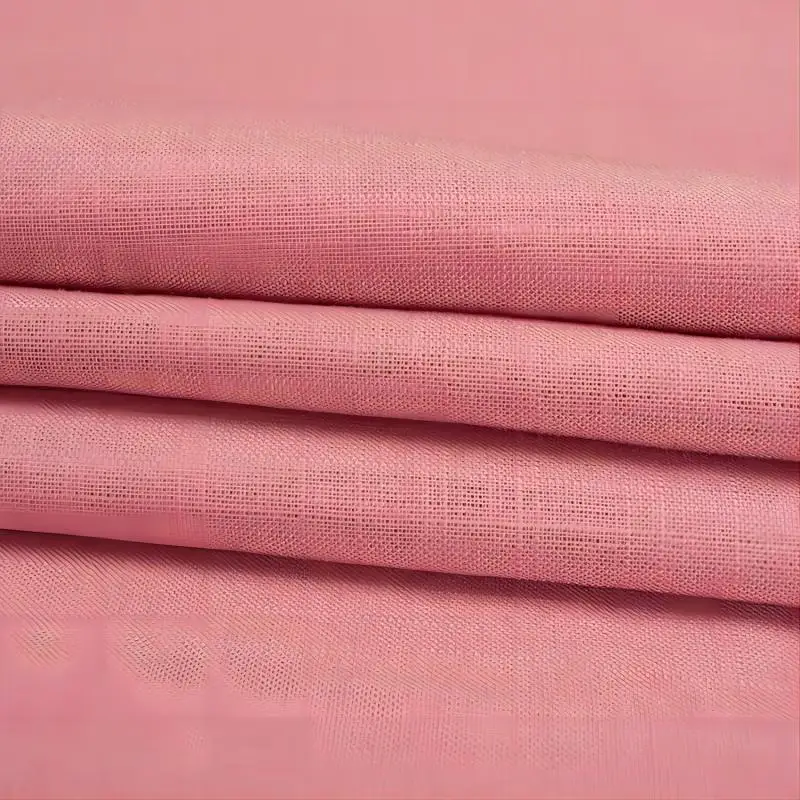 Woven organic 15% linen 85% Viscose Small plaid field grid fabric Spring and autumn shirt fabric Pants