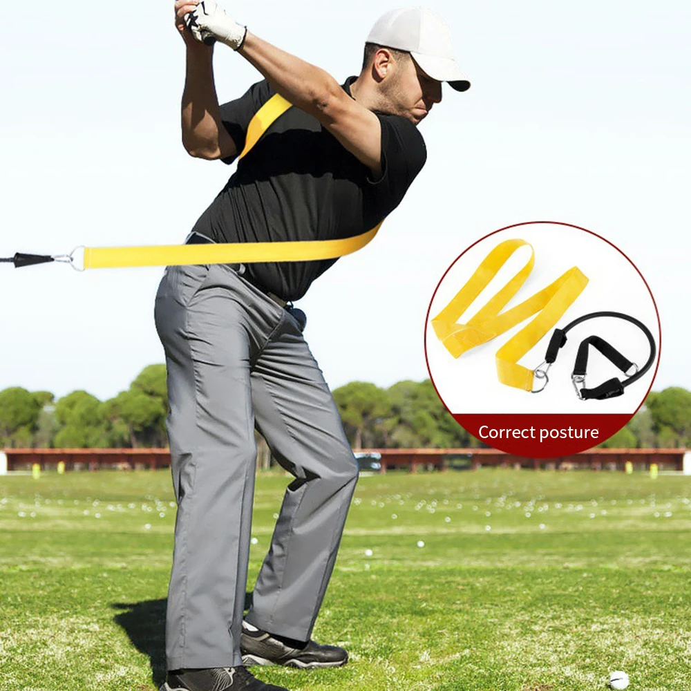 

PGM Multi-functional Tension Rope Golf Swing Turn Training Belt Improve Explosive Power EExercise Fitness Strengthen Balance 골프