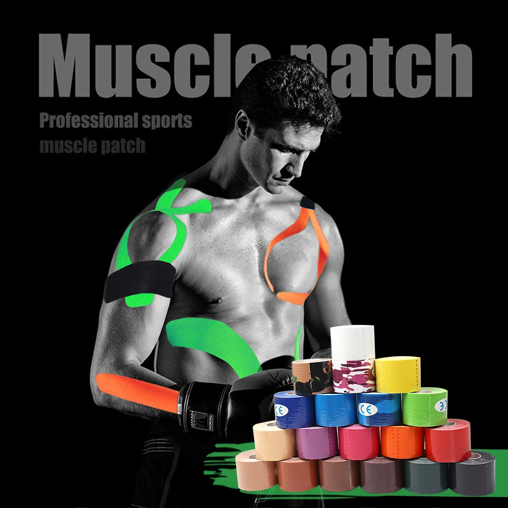 Kinesiology Tape Muscle Patch Sports Bandage Medical Athletic Recovery