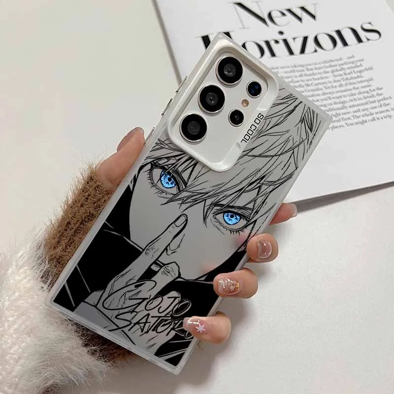 Gojo Satoru Signature Colorful Phone Case Cover