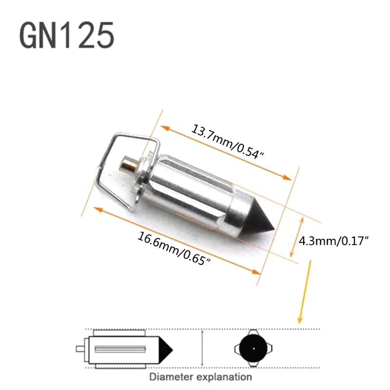 Carburetor Valv-e Needles Motorcycle Accessories for CG125 GY6 GN125 PZ26 PZ27 PZ30 PZ19 Repair Part GTWS 4x/Set