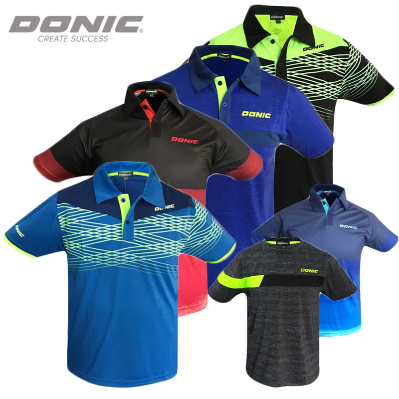 Badminton Table Tennis Clothes Set Donic Table Tennis Clothing Sport Jersey Men Women Sportswear Short Sleeved