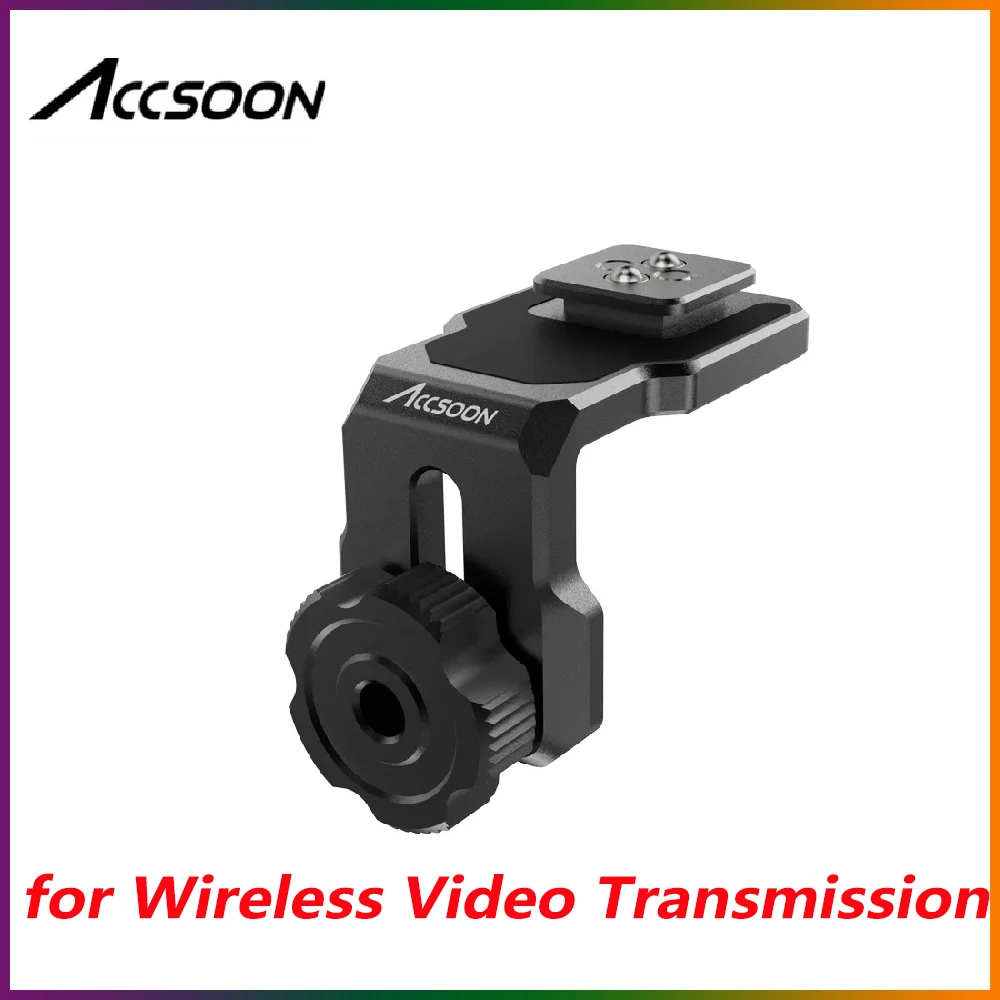 Staffa Di Trasmissione Video Wireless Universale Accsoon Con Supporto Per Scarpa Fredda 1/4 Per Stabilizzatore Dji Rs2/Rsc2/Rs3/Rs3Pro
