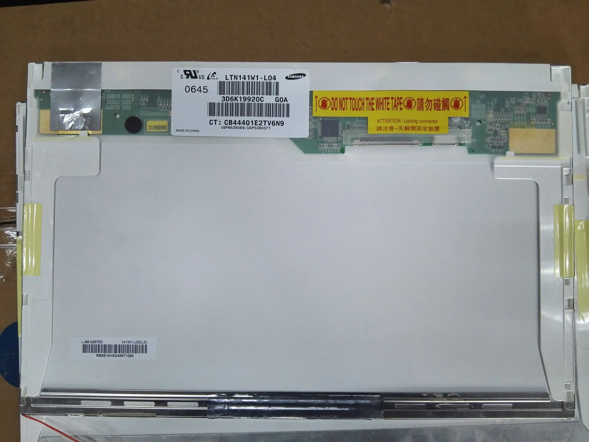 New Original Ltn141at03 Ltn141w1-l05/l04 B141ew04 V.7 B141ew03 For Acer ...