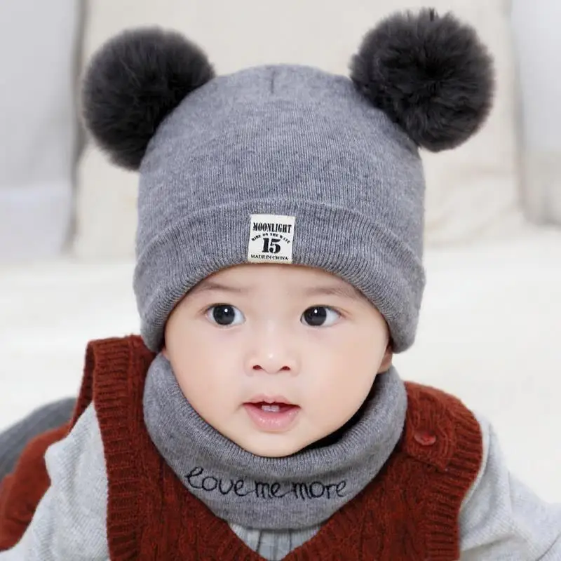 grey hat and scarf