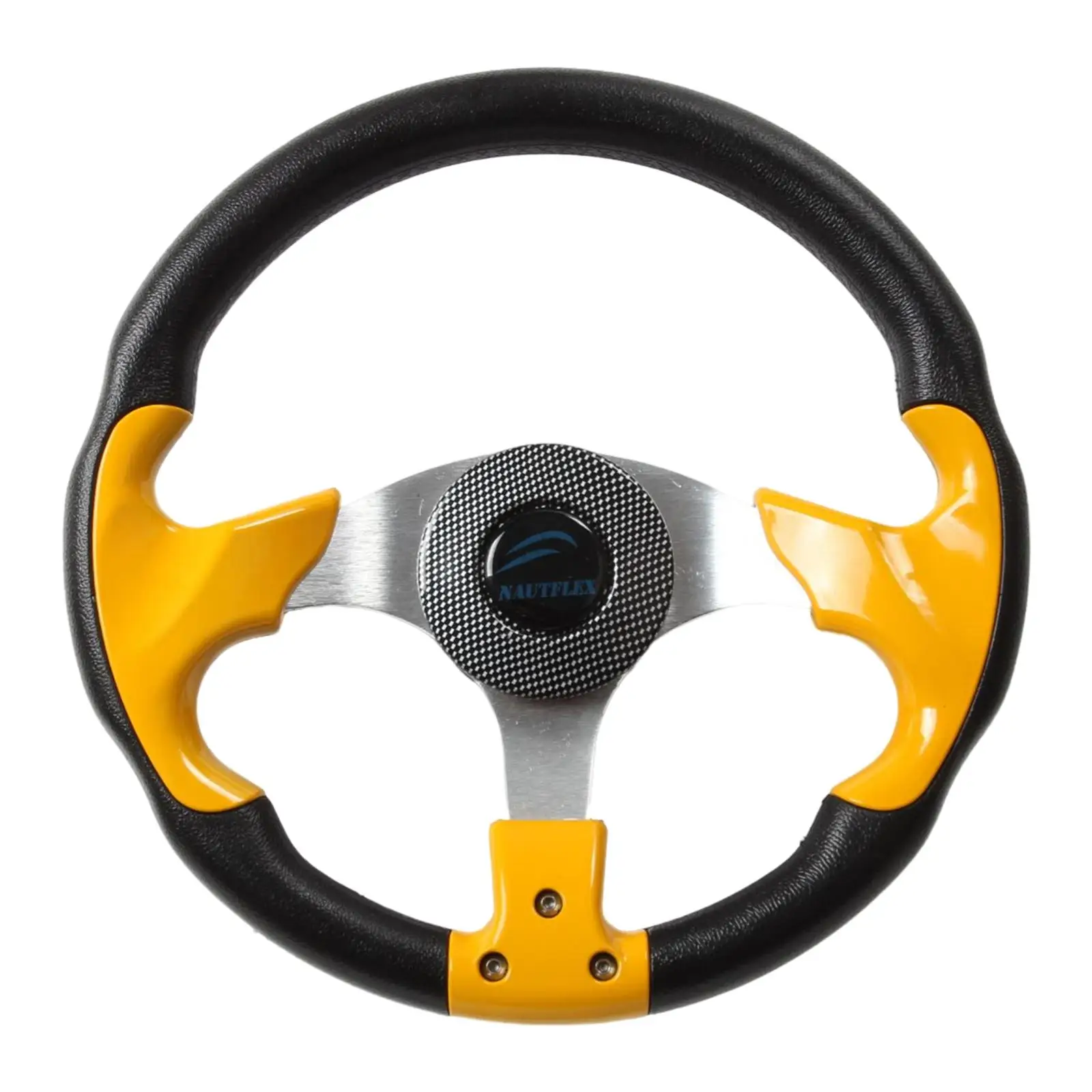 

Boat Steering Wheel 19mm Tapered Shaft 320mm 3 Spoke Replacement for Boat Marine Vessels