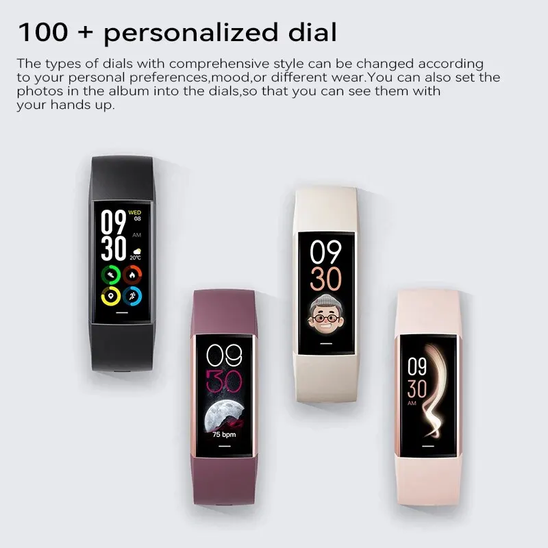 LIGE New Fashion Smartwatch For Men Women Temperature Blood Oxygen Monitoring Bracelet Sport Fitness Waterproof Smartwatch Man