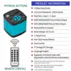 1080P 48MP 4K 2K HDMI USB Video Microscope Camera Zoom 150X C-mount Lens Big Vision For Phone Repair Digital Image Acquisition 2