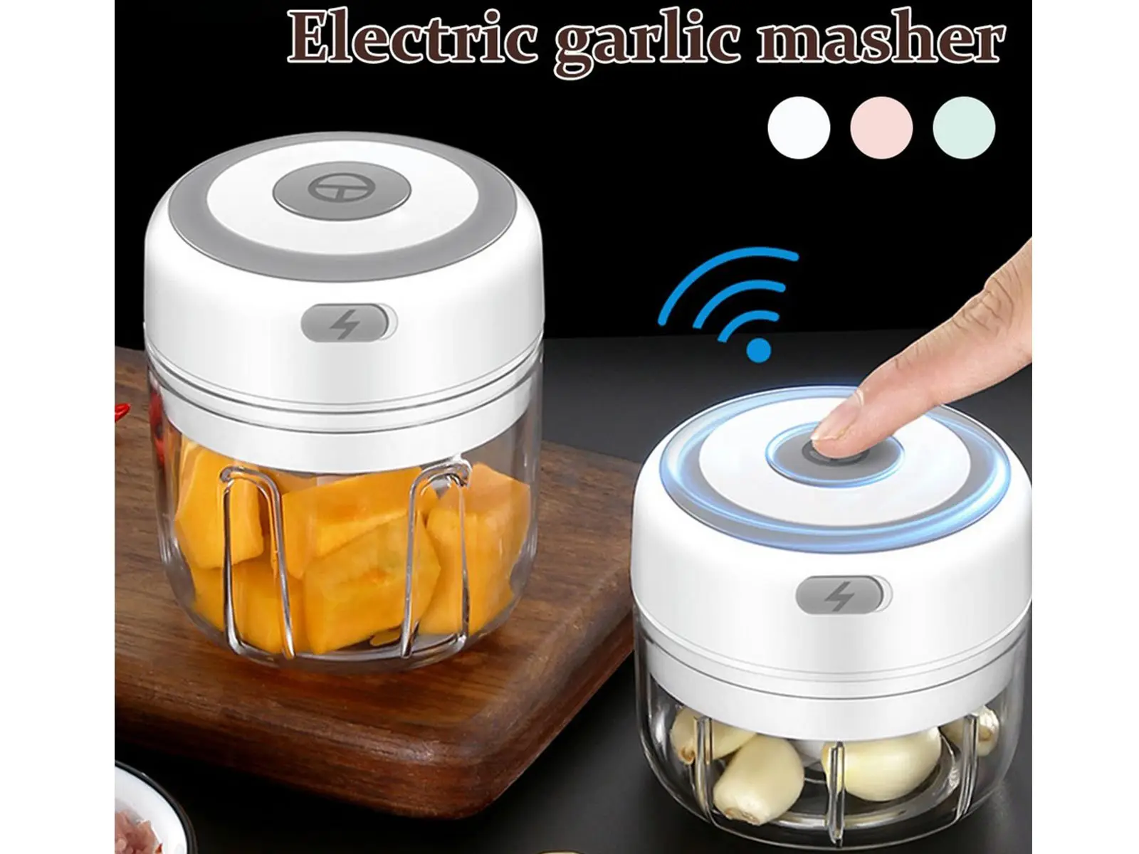 

Электрическая кухонная измельчитель давилка чеснока Мясорубка Мини пищевой чеснок овощи измельчитель дробилка кухонный комбайн перезаряжаемый