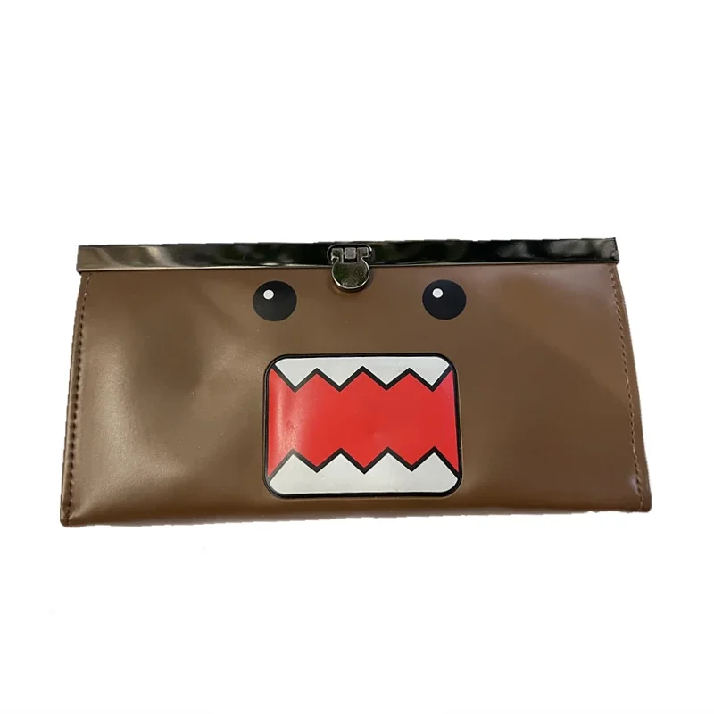 

Domo Kun Long Wallet Purse Leather Kawaii Cute Wallets for Women Cartoon Anime Money Bag Clips Ladies