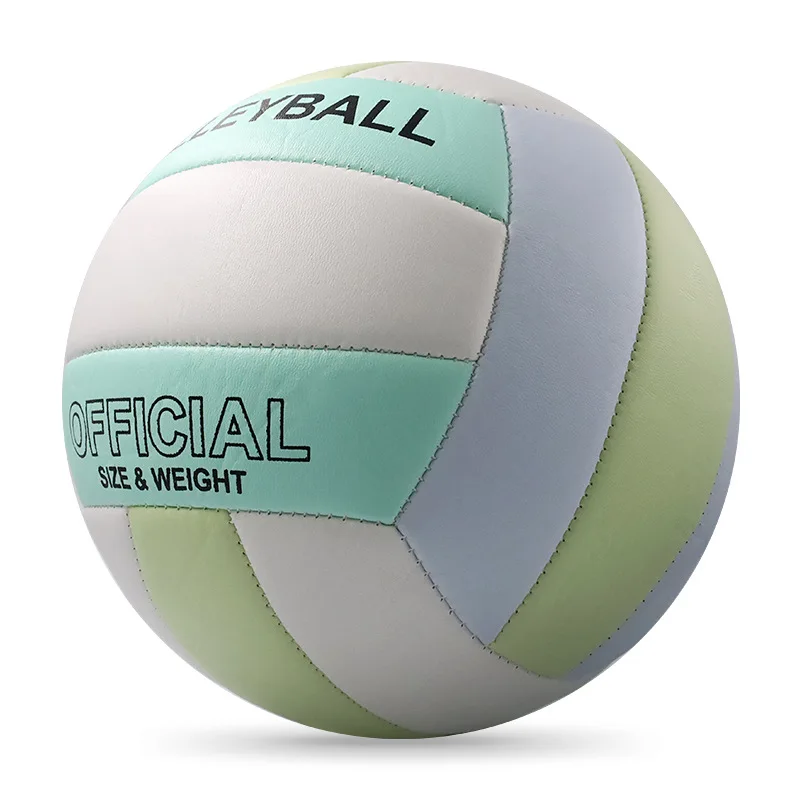 Soft Air Volleyball Beach PVC Machine Sewn Volleyball No.5 Special Ball for Middle School Entrance Examination Competition